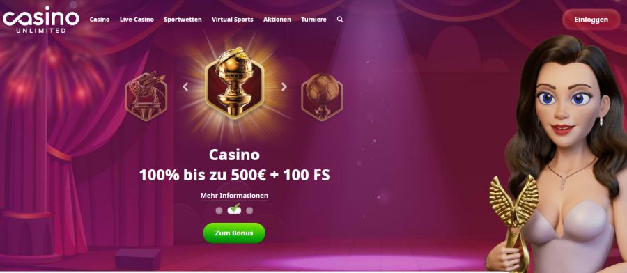 Casino Unlimited Bonus Accueil